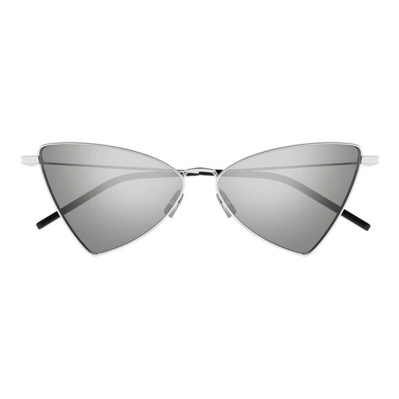 NWT SAINT LAURENT SUNGLASSES SILVER GREY - Picture 2 of 4